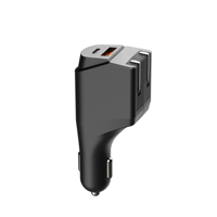 Chargeur de voiture 2 en 1 Private Mold 20W, chargeur mural US, adaptateur USB PD, prise allume-cigare, accessoires pour smartphone, certifié ETL
