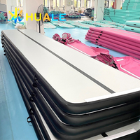 Tapis de gymnastique gonflable Air Track 3m 4m 5m 6m 8m 10m pour la gymnastique, le tumbling et le cheerleading, en PVC DWF Drop Stitch, pour la maison et l'entraînement, fabrication OEM
