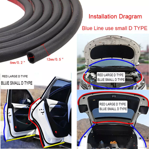 D U P Z h loại cửa xe cửa sổ con dấu cao su dải - Product Image 2