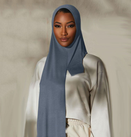 Hijab instantané en jersey extensible de qualité supérieure, foulard en jersey à une boucle, châles hijabs faciles à porter, châle en jersey pour femmes musulmanes, tudung