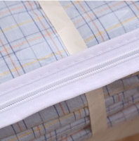Sac d'emballage de jouets en plastique respectueux de l'environnement personnalisé sac d'emballage rectangulaire drap de lit sac en plastique avec fermeture éclair