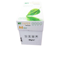 Papier Copie Blanc en Gros, 100% Pâte de Bois Vierge Naturelle Importée, Format A4, 80 g/m², 500 Feuilles, Haute Luminosité, pour Usage au Bureau