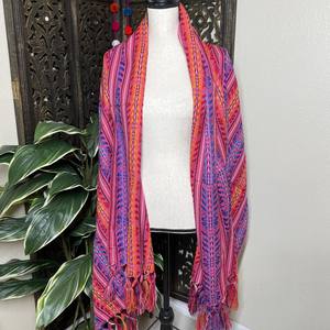 Chal de Manga Larga con Diseño Étnico Mexicano para <span class=keywords><strong>Mujer</strong></span>, Estilo Color Grid, Ropa de Viaje de Invierno, Abrigo Cálido para Todas las Temporadas, Gran Venta - Product Image 3