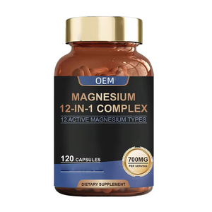 Mots-clés : Complexe <span class=keywords><strong>de</strong></span> magnésium 12-en-1, Fabrication OEM <span class=keywords><strong>de</strong></span> compléments alimentaires au magnésium - Product Image 1