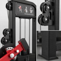 Appareil de musculation double fonction de haute qualité, prix de gros usine, machine à flexions et extensions de jambes assises