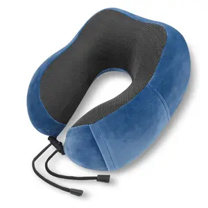 High Quality Comfortable Breathable Cover Memory Foam Neck Pillow U-Shape Head Travel Neck Pillow