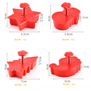 Tùy chỉnh thiết kế giáng sinh PP <span class=keywords><strong>Cookie</strong></span> khuôn nhựa <span class=keywords><strong>Cookie</strong></span> <span class=keywords><strong>cutter</strong></span> Pastry Máy cắt với mùa xuân xử lý cho Baking công cụ nhà bếp thiết lập - Product Image 3