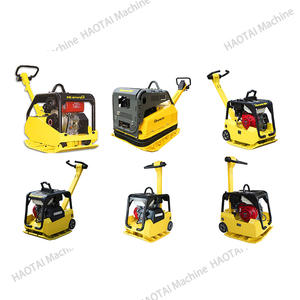 Benzin/Elektrisch/Diesel Mini Manueller Boden-Vibrationsverdichter Handgeführte Rüttelplatte Stampfer Verdichtungsmaschine Erdverdichter - Product Image 3