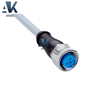 Câble d'actionneur de capteur Sick YF2A15-050VB5XLEAX 2095618, 5 broches, droit, en TPU, noir - Product Image 1