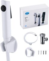 Pulvérisateur de bidet portatif moderne chromé en ABS pour salle de bain, cuisine, accessoire de douche musulmane, toilettes (OEM/ODM)