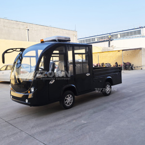 รถกระบะไฟฟ้าสีดำ 5 ที่นั่ง ขับเคลื่อนสี่ล้อ ลดราคาพิเศษ เหมาะสำหรับใช้เป็นรถโดยสารและรถบรรทุกสินค้า รวมถึงรถเที่ยวชมสถานที่ - Product Image 1