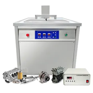 Single slot ultrasonic cleaning machine hardware stamping oil bearing cleaning equipment with circulating filtering oil-water