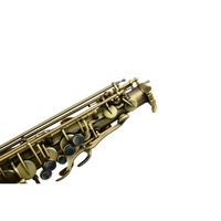 Professional Eb Antique Bronze Finish Brass Construction Easy Install Design Woodwind Instrument Alto Saxophone