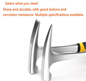 หัวค้อนเจาะหินอุตสาหกรรมแบบ DIY สำหรับงานธรณีวิทยา ปลายแหลม น้ำหนัก 600 กรัม ลดแรงกระแทก ด้ามจับโค้งรับมือ ปรับแต่งได้ตามต้องการ ผลิตตามแบบ OEM คาร์บอน - Product Image 6