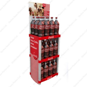 Étagère de présentation pour bouteilles de cola de 2 litres pour les magasins, quatre niveaux, sur pied, pour bouteilles d'eau - Product Image 4