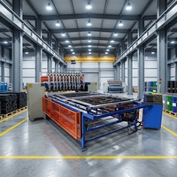 Machine de soudage automatique de treillis métallique en acier CNC