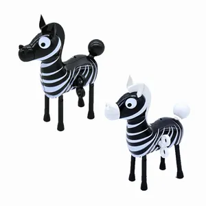 Klasik rüzgar oyuncaklar Zebra noel hediyesi Clockwork oyuncaklar yürüyüş Zebra rüzgar oyuncaklar