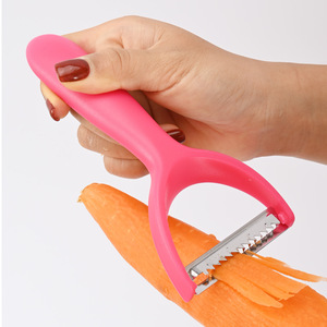 Pelador de verduras multifunción de acero inoxidable de 3 piezas personalizado para uso en la cocina - Product Image 1