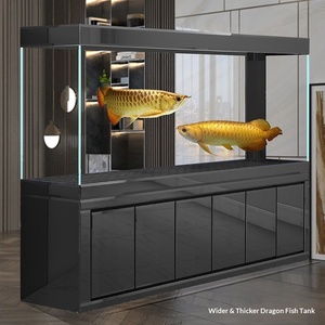 Nouveau modèle 2026 – Aquarium rectangulaire en verre ultra-clair pour salon, usage domestique, moyen-grand, sur pied avec filtration par le fond - Product Image 2