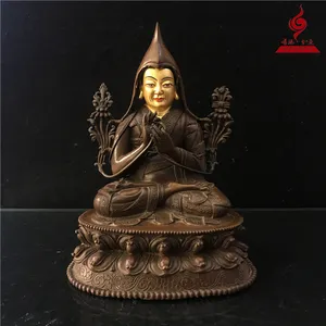 Buddha statue Tsongkhapa master 20cm face is very good posture solemn exquisite workmanship / free shipping