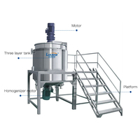 Cuve de mélange personnalisée pour shampoing, homogénéisateur, machine d'émulsification pour la fabrication de savon liquide