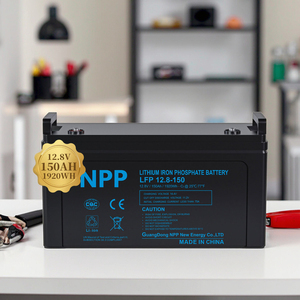 NPP 固态磷酸铁锂 (LiFePO4) 12V 100-200Ah 1-2.5KWH 智能 BMS 10000 次循环电池组 CE/RoHS 认证 船用 <span class=keywords><strong>3</strong></span> 年保修 - Product Image 2