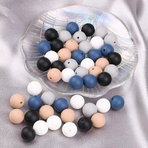 Precio <span class=keywords><strong>de</strong></span> fábrica, cuentas <span class=keywords><strong>de</strong></span> dentición <span class=keywords><strong>de</strong></span> bebé <span class=keywords><strong>de</strong></span> silicona <span class=keywords><strong>de</strong></span> 15mm <span class=keywords><strong>de</strong></span> grado alimenticio para chupete, llavero, pulsera, bola redonda, cuentas masticables <span class=keywords><strong>de</strong></span> silicona - Product Image 3