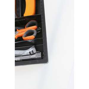 BETA - 021151234 Caja de herramientas de plástico con bandeja extraíble y bandejas de herramientas y surtido de 49 herramientas para uso universal Cajas de Herramientas - Product Image 3