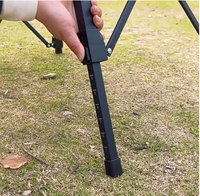 Table de cuisson multifonctionnelle pour barbecue pour camping en plein air Ensemble de table et de chaise IGT Table et chaise de barbecue portable ultra-légère