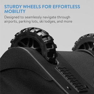 Athletic ODM OEM Bolsas de equipo para <span class=keywords><strong>botas</strong></span> acolchadas de esquí Bolsas deportivas de viaje <span class=keywords><strong>Bolsa</strong></span> de viaje con ruedas para llevar Snowboard rodante con ruedas - Product Image 5