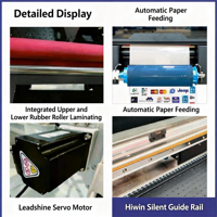 Industriële UV DTF Inkjet Printer A3 I1600 Dubbele Printkop AB Film Automatische Laminatie voor Telefoonhoesjes Kleinbedrijf CE