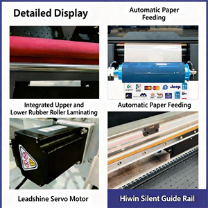 Impresora Industrial UV DTF de Inyección de Tinta A3 I1600 con Doble Cabezal de Impresión, Laminación Automática de Película AB para Carcasas de Teléfono, Pequeñas Empresas, Certificación CE - Product Image 4
