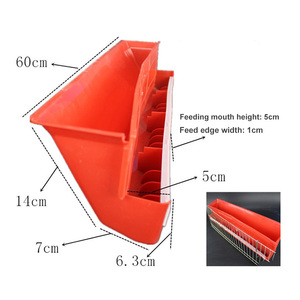 60cm Plastic <strong>Bird</strong> Quail <strong>Feeder</strong> Trough Automatic Quail Cage <strong>Feeder</strong> - Product Image 5