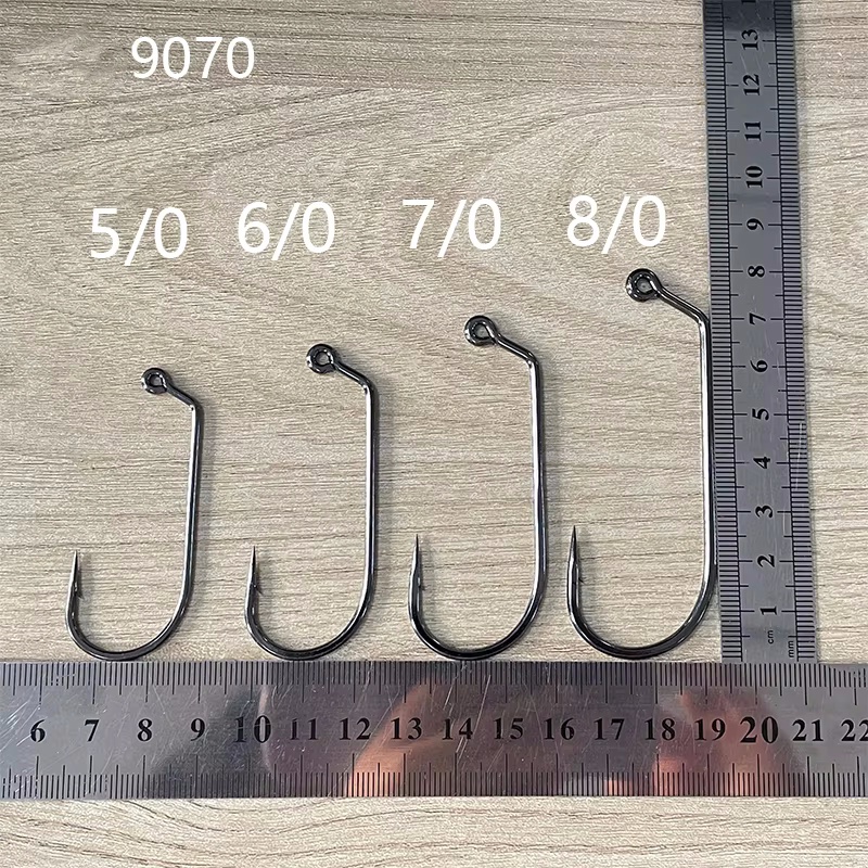 60 Degree Jig Hooks 25 100pcs Inline Jig Hookfishing Long - View #3