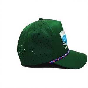 Casquette de camionneur ajustable à 6 panneaux, respirante, découpée au laser, avec broderie 2D, pour adulte, idéale pour les activités décontractées en extérieur, fabriquée en usine au Vietnam - Product Image 3