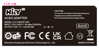 48V1.35A 54V1.2A 48V2.08A 54V1.85A Adaptador de fuente de alimentación PoE para dispositivos de red Cámaras IP Equipos de telecomunicaciones Conmutadores PoE