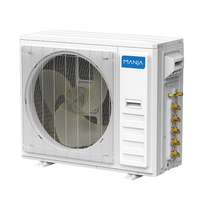 Système VRF en gros, climatiseur multi-zones mini-split 18K 24K avec unité murale intelligente, alimenté en courant continu, climatiseur central