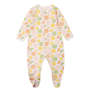 All'ingrosso tuta di cotone neonato a maniche lunghe con cerniera <span class=keywords><strong>pigiama</strong></span> copri piedi per strisciare il bambino <span class=keywords><strong>in</strong></span> autunno per gli uomini e le donne - Product Image 5