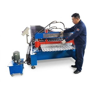 Machine de formage de panneaux de volets roulants de style australien certifiée CE, avec <span class=keywords><strong>moteur</strong></span>, pompe et contrôle PLC, haute sécurité, pour acier coloré 0,3-0,8 mm - Product Image 1