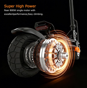 EU Stock 800W Urban Scooter Aluminum Full Shock Absorption 25Ah Foldable 11inch 800W Urban Scooter Aluminum Fu - Product Image 2