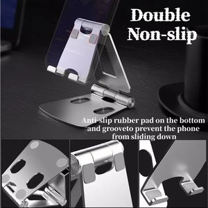 Soporte de Metal para Teléfono con Logotipo Personalizado, Soporte Ajustable de Aluminio para Celular con Orificio para Carga, para Escritorio - Product Image 4
