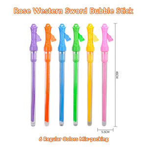 Varita de burbujas de juguete de verano para actividades al aire libre/interiores, recuerdos para fiestas de boda, suministros, varita sopladora de burbujas colorida para niños - Product Image 4
