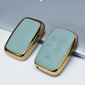 Tự Động Nội Thất Phụ Kiện Chìa Khóa Xe Phụ Kiện TPU + Da Chìa Khóa Xe Trường Hợp Bảo Vệ Bìa Phù Hợp Cho Land Rove <span class=keywords><strong>Jaguar</strong></span> Thông Minh <span class=keywords><strong>Key</strong></span> Trường Hợp - Product Image 3