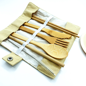 Fornitura di fabbrica <span class=keywords><strong>Set</strong></span> di posate in bambù di alta qualità cucchiaio/forchetta/coltello <span class=keywords><strong>Set</strong></span> di posate in bambù - Product Image 4