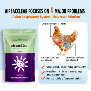 CY AirsacClear: Solución para Problemas Respiratorios, Tratamiento de la Sacculitis Pulmonar <span class=keywords><strong>y</strong></span> Aditivos para Alimentos de Aves de Corral - Product Image 3