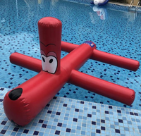 Flotteur de piscine d'été commercial jouet d'eau gonflable piscine de bateau gonflable