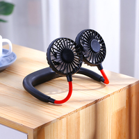Ventilador Personal portátil con batería USB, Mini ventilador recargable, diseño portátil, banda para el cuello