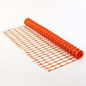 سياج شبكي بلاستيكي HDPE برتقالي اللون للحدائق، حاجز إنشائي مقاوم للماء ومتين بتصميم عصري للساحات، متوفر مباشرة من المصنع - Product Image 2