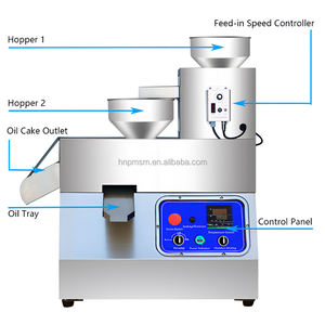 Presse à huile automatique à froid pour noix de coco, graines de <span class=keywords><strong>moutarde</strong></span> et autres <span class=keywords><strong>grains</strong></span>, mini-machine japonaise de haute qualité - Product Image 6