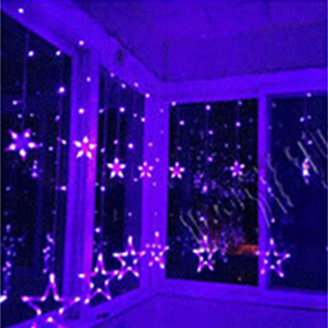 ムーンスターストリングバッテリー式つららフェアリーライトマルチカラークリスマスとハロウィーンパーティーウィンドウデコレーション - Product Image 6